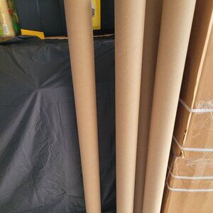 Kraft Tubes with caps size 3 X 48"